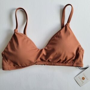 Shade & Shore Brown Bikini Top